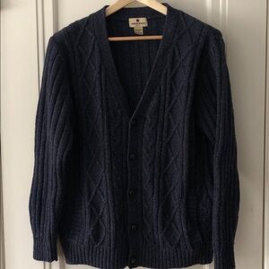 Woolrich Men's Cable Knit Cardigan